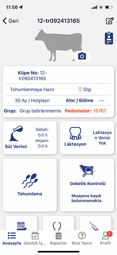 Molkerei-Rinderprogramm Mobile Screenshot 4