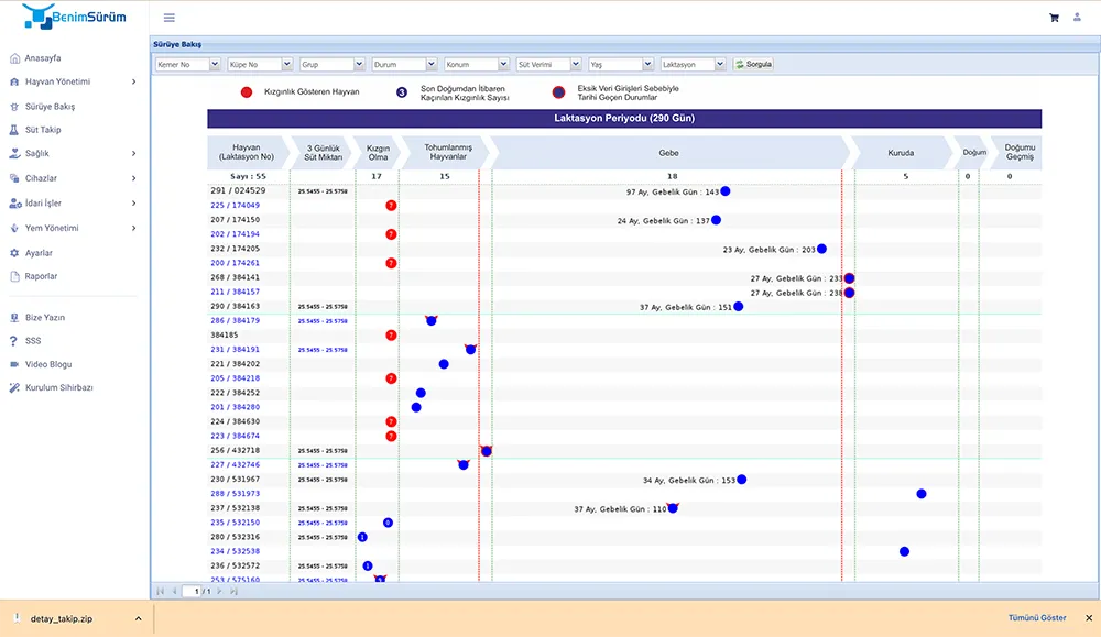 Web-Screenshot 1 des Rindfleischprogramms