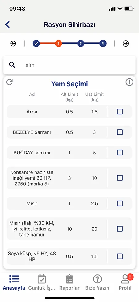 Milchvieh-Ration mobile Screenshots 2