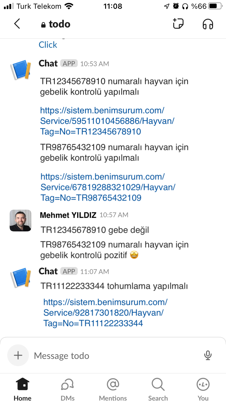 A Slack integráció által kínált előnyök.