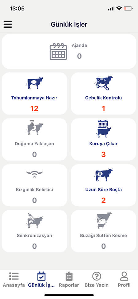 Capturi de ecran mobile pentru Programul de Vaci de Lapte 1